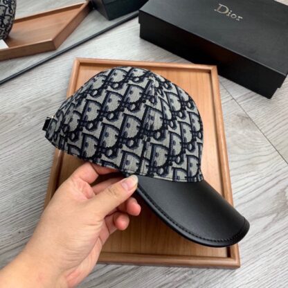 Dior Fashion Leather Brim Baseball Cap - Image 5