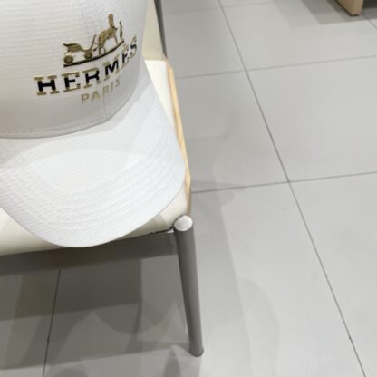 Hermès canvas baseball cap - Image 4