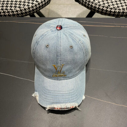 Louis Vuitton Denim Baseball Cap - Image 5