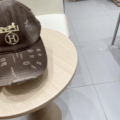 Hermès canvas baseball cap - Image 4