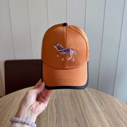 Hermès Unisex Canvas Baseball Cap - Image 4