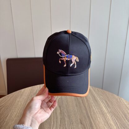 Hermès Unisex Canvas Baseball Cap - Image 4