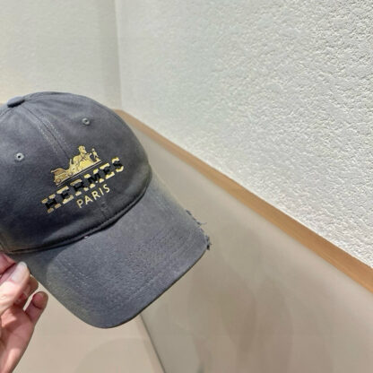 Hermès canvas baseball cap - Image 4