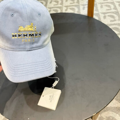 Hermès canvas baseball cap - Image 4