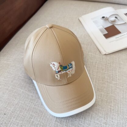 Hermès Unisex Canvas Baseball Cap - Image 4