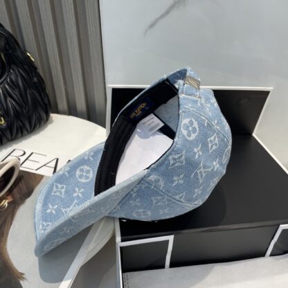Louis Vuitton new denim baseball cap - Image 4