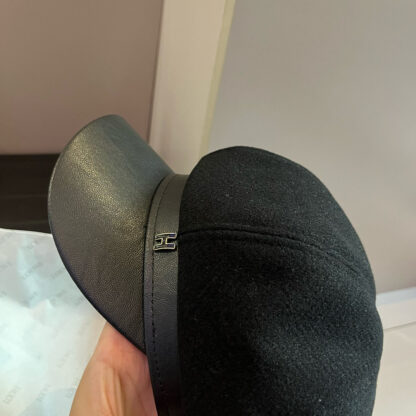 Hermès new woolen duckbill painter hat - Image 4