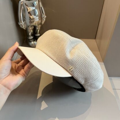 Hermès woolen new duckbill military cap - Image 4