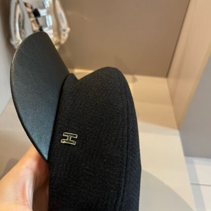 Hermès woolen new duckbill military cap - Image 4