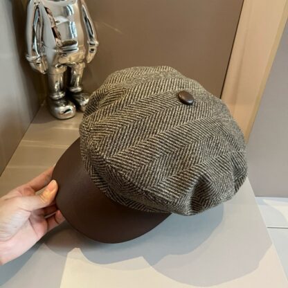 Hermès woolen new duckbill military cap - Image 4