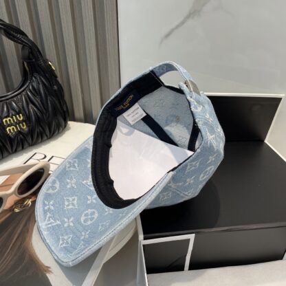 Louis Vuitton new denim baseball cap - Image 4