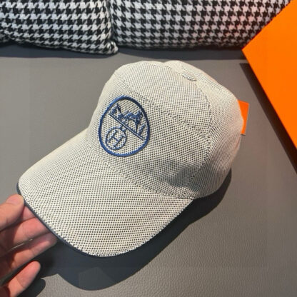 Hermès canvas baseball cap - Image 4