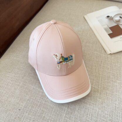 Hermès Unisex Canvas Baseball Cap - Image 4