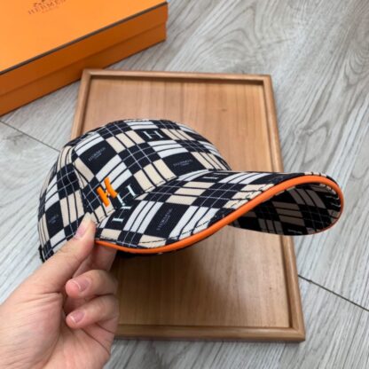 Hermès canvas baseball cap - Image 4