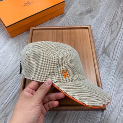 Hermès canvas baseball cap - Image 4