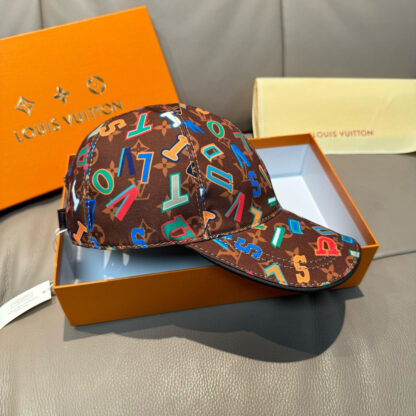Louis Vuitton silk-screen baseball cap - Image 4