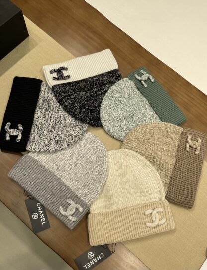 Chanel Winter Knitted Hat - Image 4