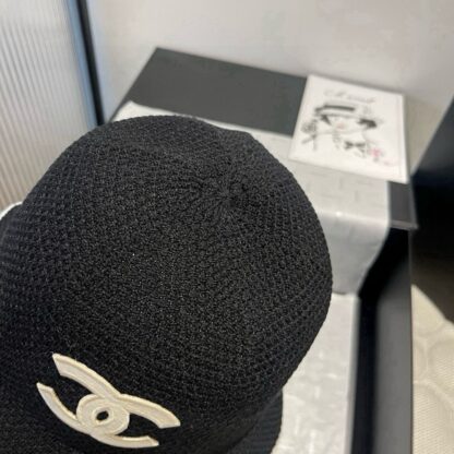 Chanel Knitted Bucket Hat - Image 3