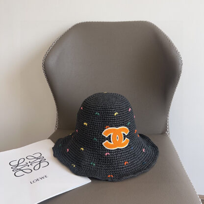 Chanel straw bucket hat - Image 3