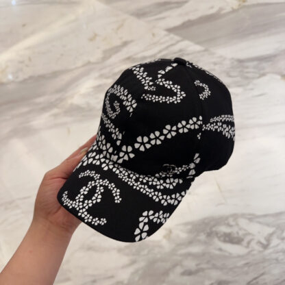 Chanel diamond hard top baseball cap - Image 4