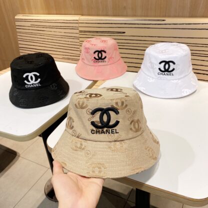 Chanel Unisex Casual Bucket Hat - Image 4