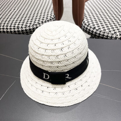 Dior Web cutout straw hat - Image 5
