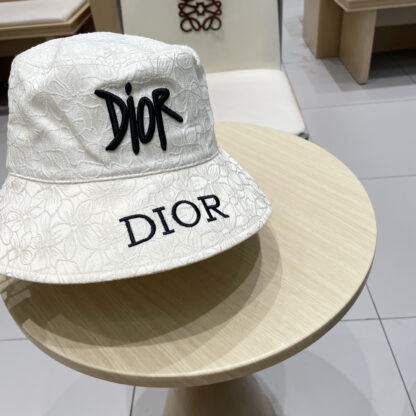 Dior embroidered letter bucket hat - Image 5