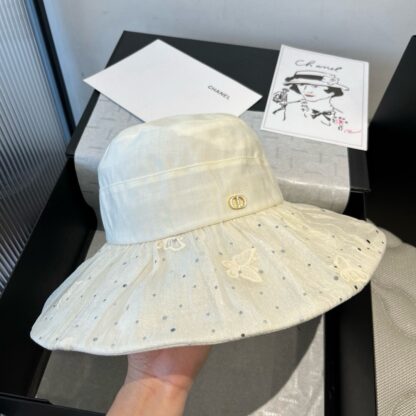 Dior ruffled sun hat - Image 5