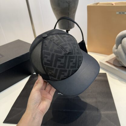 Fendi jacquard half-visor baseball cap - Image 5