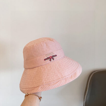 Gucci wide brim cotton and linen sunshade bucket hat - Image 4