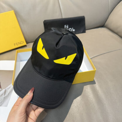 Fendi Little Monster Print Fashion Breathable All-match Baseball Cap - Image 5