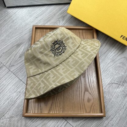 Fendi printed double embroidered bucket hat - Image 5