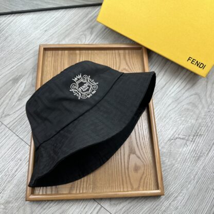 Fendi printed double embroidered bucket hat - Image 5
