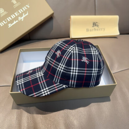 Burberry Check Fashion Baseball Cap - Image 5