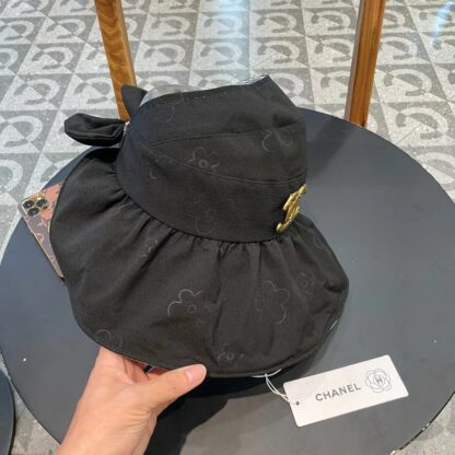 Chanel hollow top large brim sun hat - Image 4