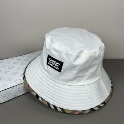 Burberry Simple Embroidery Fashion Bucket Hat - Image 5