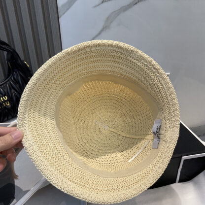 Chanel sun protection knitted bucket hat - Image 4
