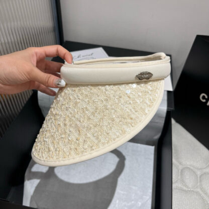 Chanel sequined sun hat - Image 4