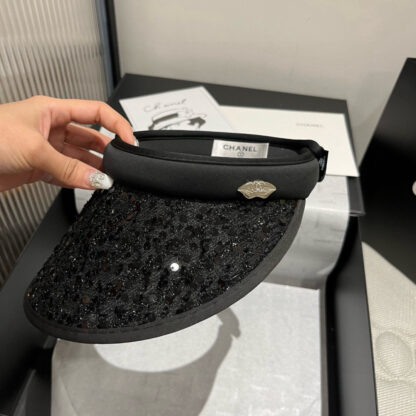 Chanel sequined sun hat - Image 4