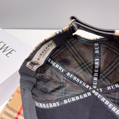 Burberry Classic Check Baseball Cap - Image 5