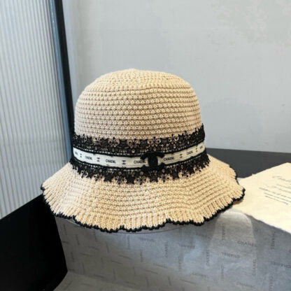 Chanel knitted wavy brim bucket hat - Image 4
