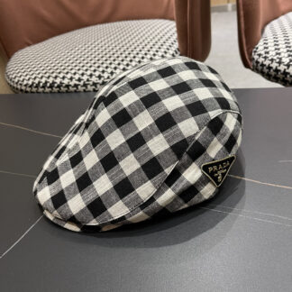 Prada retro face-enhancing small beret