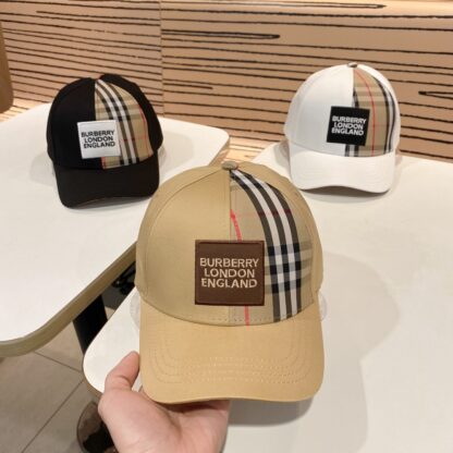 Burberry Classic Simple Check Baseball Cap - Image 5