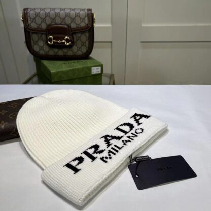 Prada wool blend knitted hat - Image 4