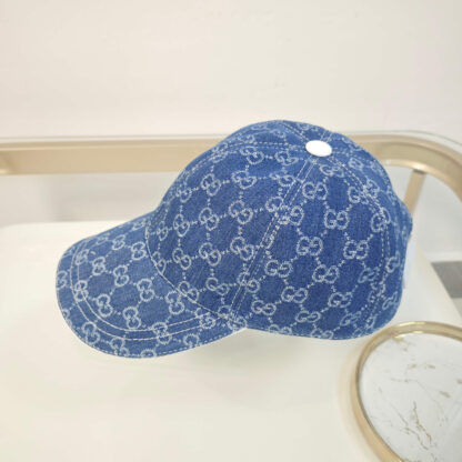 Gucci Denim Baseball Cap - Image 3