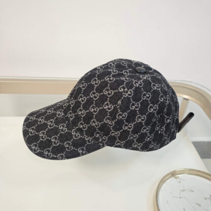 Gucci Denim Baseball Cap - Image 3