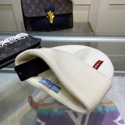 Prada Classic Breathable Knit Hat - Image 4