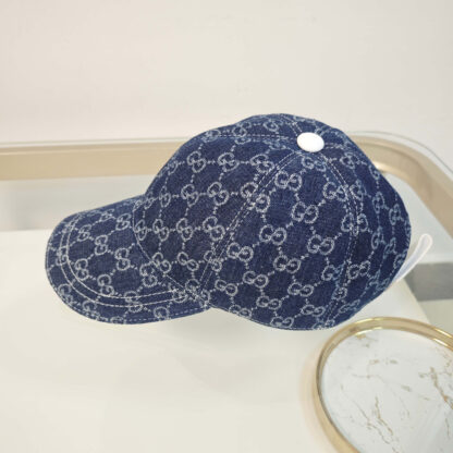Gucci Denim Baseball Cap - Image 3