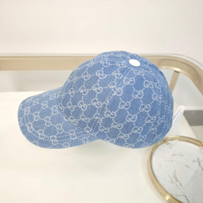 Gucci Denim Baseball Cap - Image 3
