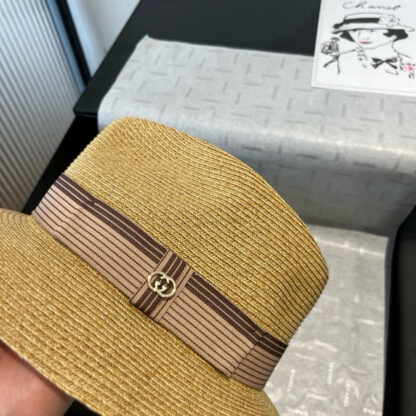 Gucci flat top hat sun hat - Image 4